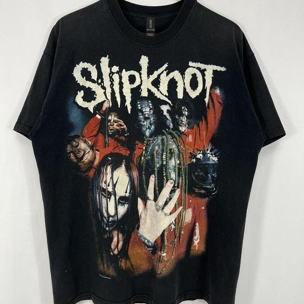 Black Slipknot Band Tee